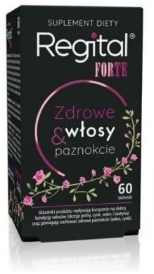 REGITAL FORTE Zdrowe włosy & paznokcie 60 tabletek + pilniczek do paznokci