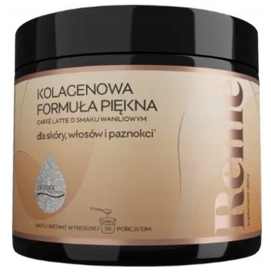REME kolagenowa formuła piękna wanilia SKÓRA WŁOSY PAZNOKCIE 30 porcji 150g