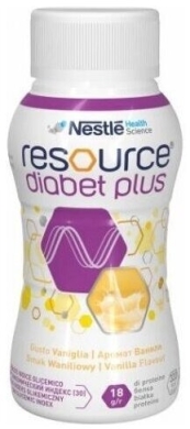 RESOURCE Diabet Plus płyn o smaku waniliowym 4 x 200 ml