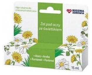 RODZINA ZDROWIA Żel pod oczy ze świetlikiem 15ml