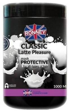 RONNEY Classic Latte maska ochronna do każdego rodzaju włosów 1l