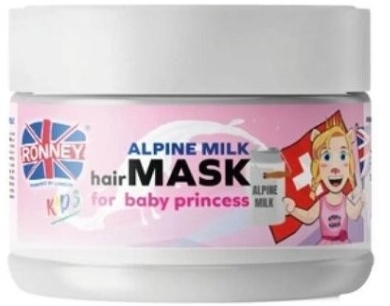 RONNEY KIDS Maska do włosów o zapachu alpejskiego mleka 300 ml
