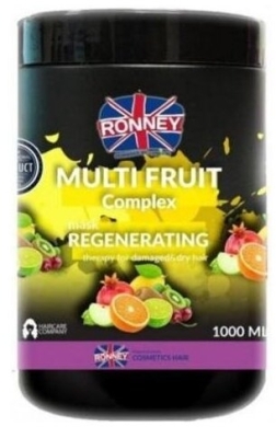 RONNEY Multi Fruit Complex maska regenerująca do włosów suchych i zniszczonych 1l