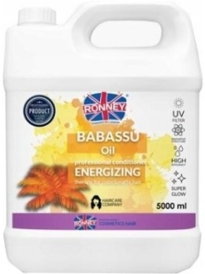 RONNEY Odżywka energetyzująca do włosów farbowanych i pozbawionych blasku 5000 ml