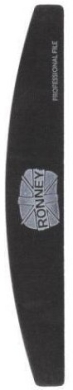 RONNEY Pilnik 100/100 Czarny Półksiężyc 1 sztuka