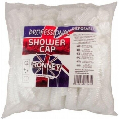 RONNEY foliowe czepki pod prysznic 100 sztuk