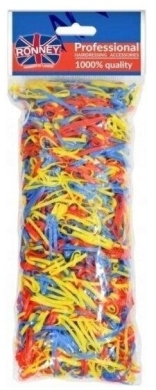 RONNEY gumki silikonowe kolorowe cienkie 100g