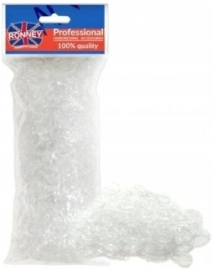 RONNEY gumki silikonowe transparentne 100g