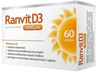 Ranvit D3 2000 j.m. 60 tabletek