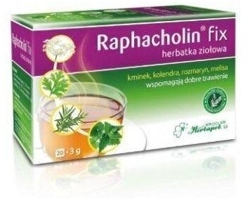 Raphacholin fix herbatka ziołowa 20 saszetek