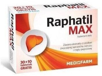 Raphatil MAX 40 tabletek (30+10 tabletek)