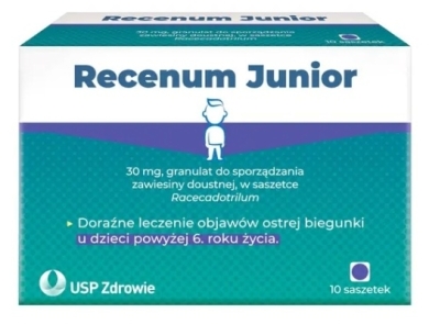 Recenum Junior 30 mg granulat do sporządzania zawiesiny doustnej 10 saszetek