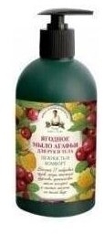 Receptury Babuszki Agafii Mydło do rąk i ciała jagodowe (owoce leśne) 500 ml