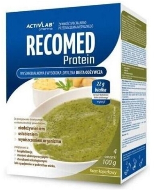 RecoMed Protein smak koperkowy proszek 4 saszetki
