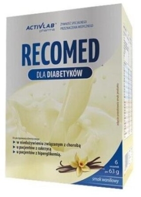 Recomed dla diabetyków smak waniliowy 6 saszetek