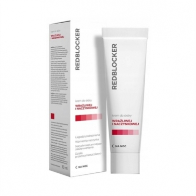 RedBlocker Krem do skóry naczynkowej na noc 50 ml