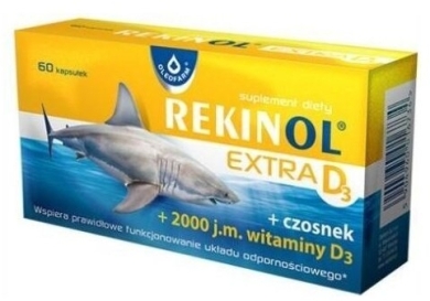 Rekinol Extra D3 60 kapsułek