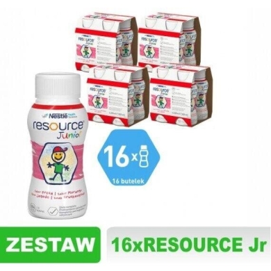 Resource Junior smak truskawkowy 4 x 200 ml Wielopak x4