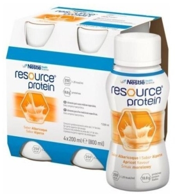 Resource Protein o smaku morelowym 4 x 200 ml