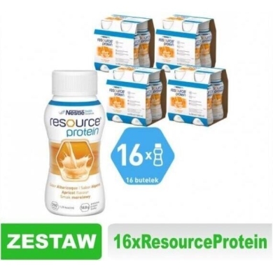 Resource Protein o smaku morelowym Zestaw: 16x200 ml WYSYŁKA 0 zł