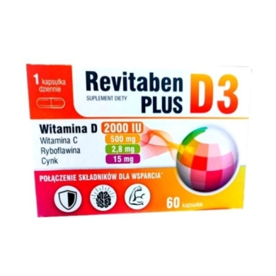 Revitaben D3 Plus 60 kapsułek