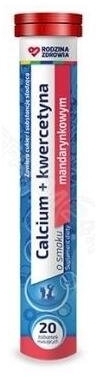 Rodzina Zdrowia Calcium + kwercetyna 20 tabletek musujących