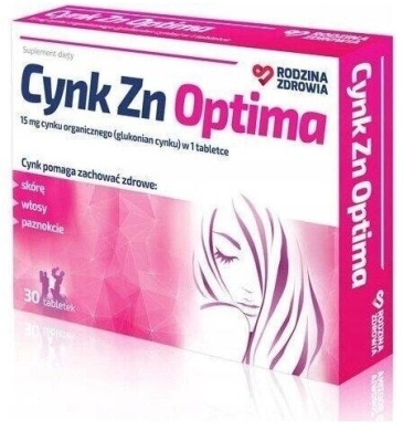 Rodzina Zdrowia Cynk Zn Optima 30 tabletek