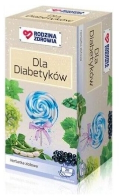 Rodzina Zdrowia Dla Diabetyków herbatka ziołowa 20 saszetek