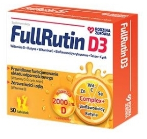 Rodzina Zdrowia FullRutin D3 50 tabletek