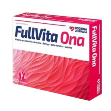 Rodzina Zdrowia FullVita Ona 30 tabletek 