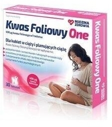 Rodzina Zdrowia Kwas Foliowy One 30 tabletek
