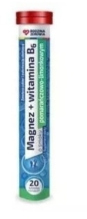 Rodzina Zdrowia Magnez + witamina B6 20 tabletek musujących