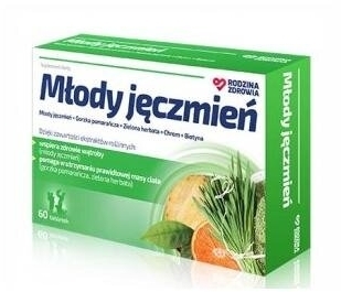 Rodzina Zdrowia Młody jęczmień 60 tabletek