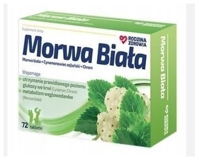 Rodzina Zdrowia Morwa Biała 72 tabletek