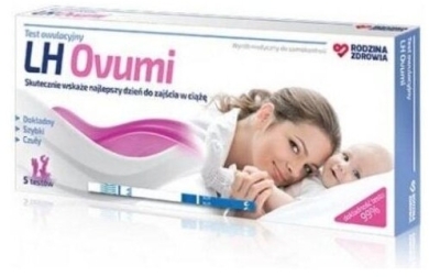 Rodzina Zdrowia Test owulacyjny LH Ovumi 5 sztuk