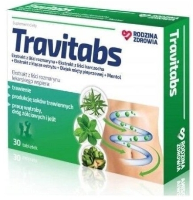 Rodzina Zdrowia Travitabs 30 tabletek
