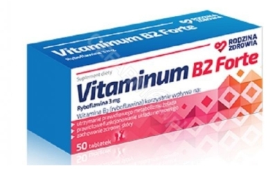 Rodzina Zdrowia Vitaminum B2 Forte 60 tabletek
