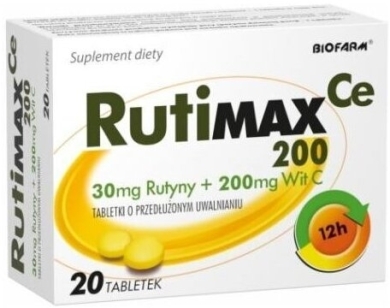 RutiMax Ce 200 mg 20 tabletek