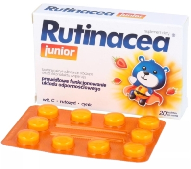Rutinacea Junior 20 tabletek do ssania
