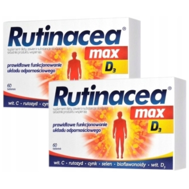 Rutinacea Max D3 60 tabletek Wielopak x2