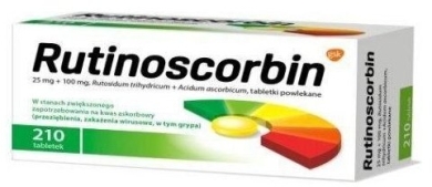 Rutinoscorbin 210 tabletek
