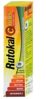 Rutokal C plus 20 tabletek musujących
