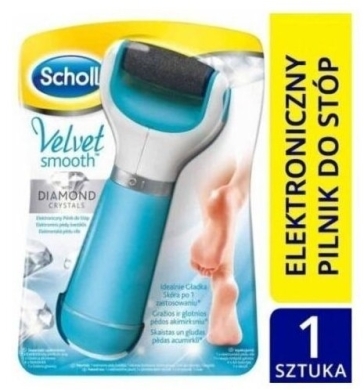 SCHOLL Velvet Smooth Diamond elektroniczny pilnik niebieski