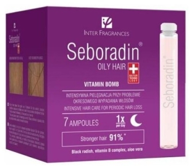 SEBORADIN OILY HAIR Ampułki do włosów 7 x 5,5 ml