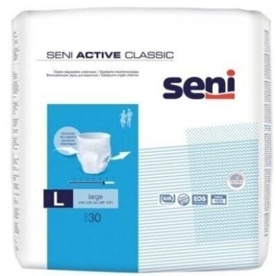 SENI ACTIVE CLASSIC Majtki chłonne L 30 sztuk