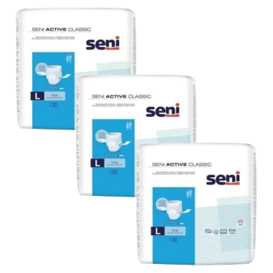 SENI ACTIVE CLASSIC Majtki chłonne L 30 sztuk Wielopak x3