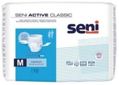 SENI ACTIVE CLASSIC Majtki chłonne M 10 sztuk