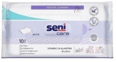 SENI CARE Chusteczki pielęgnacyjne 10 sztuk