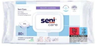 SENI CARE Chusteczki pielęgnacyjne 80 sztuk