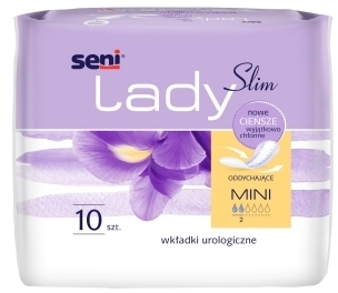 SENI LADY SLIM Mini wkładki urologiczne 10 sztuk